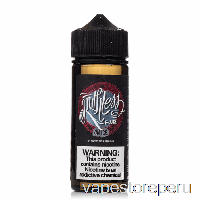 Vape Sin Nicotina Peru Ez Duz It On Ice - Vapor Despiadado - 120ml 0mg